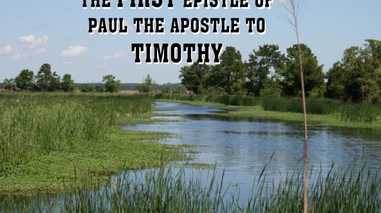 Men's Bible Study on 1 TIMOTHY (2011-12-13 to 2012-02-28)