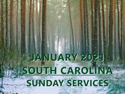 January 2021 South Carolina Sunday Services