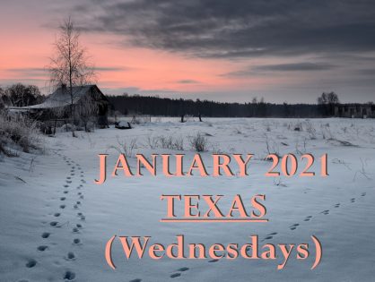 January 2021 Texas Wednesday Services