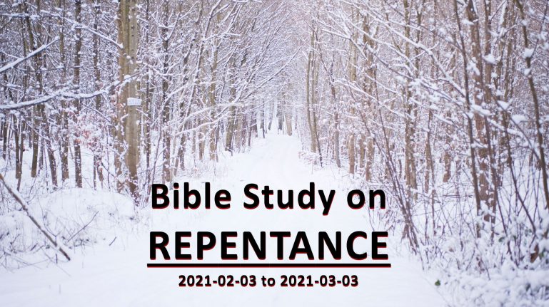Bible Study on Repentance