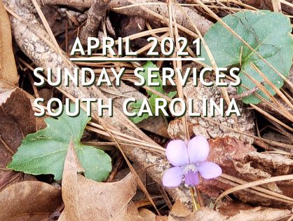 April 2021 South Carolina Sunday Services
