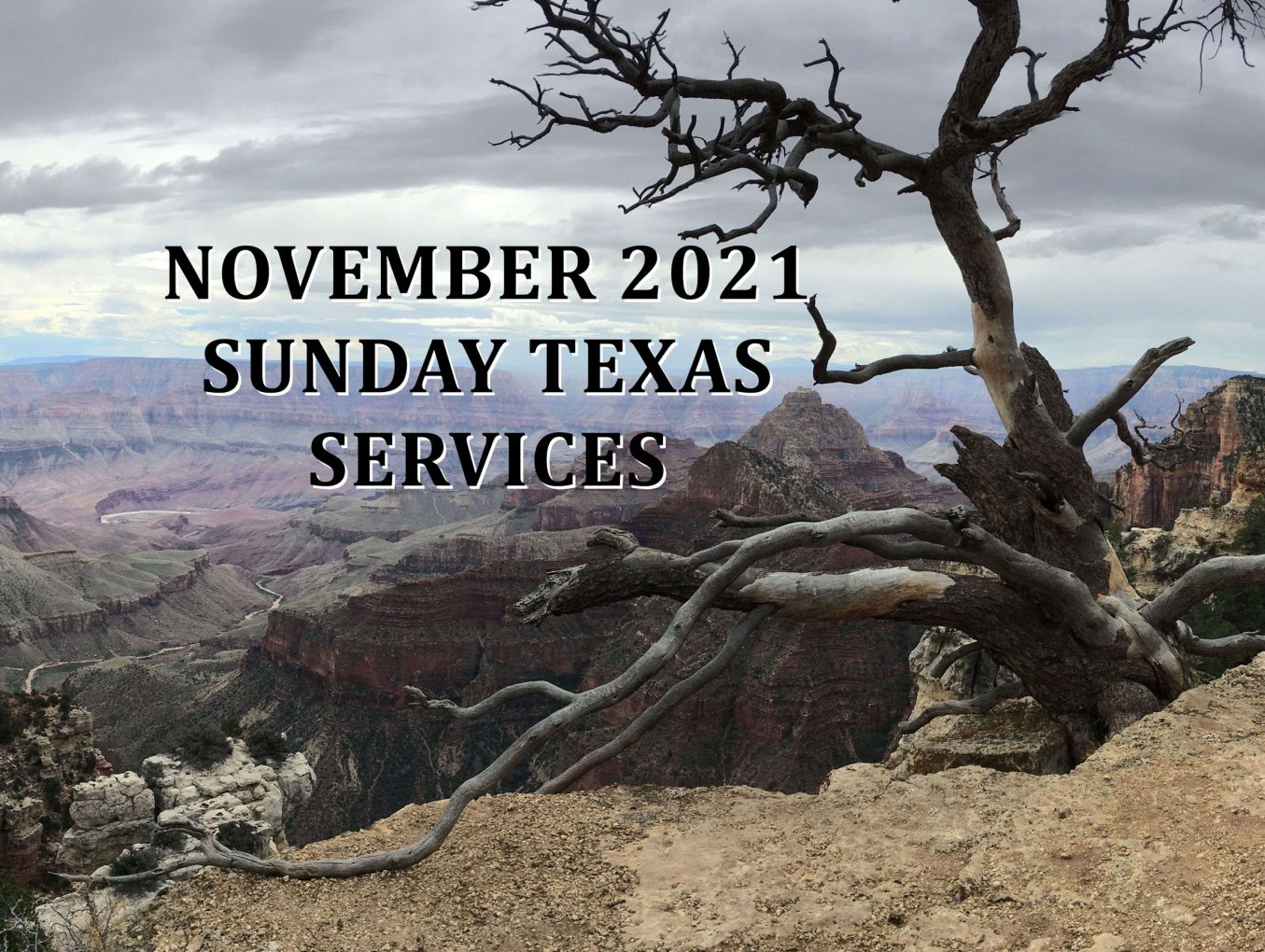 November 2021 Texas Sunday Services