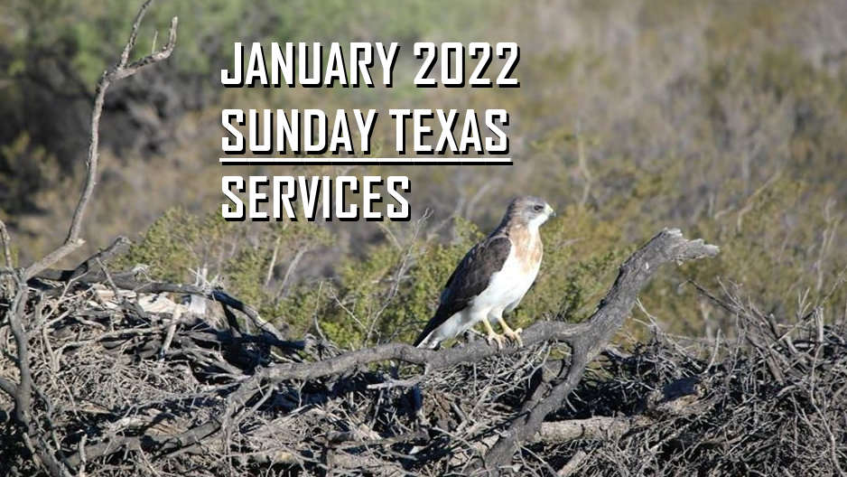 January 2022 Texas Sunday Services