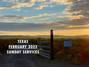 February 2022 Texas Sunday Services