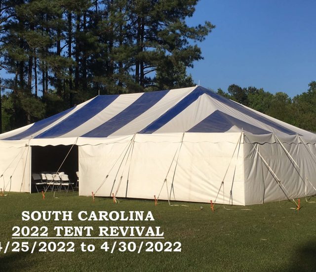 April 2022 SC Tent Revival